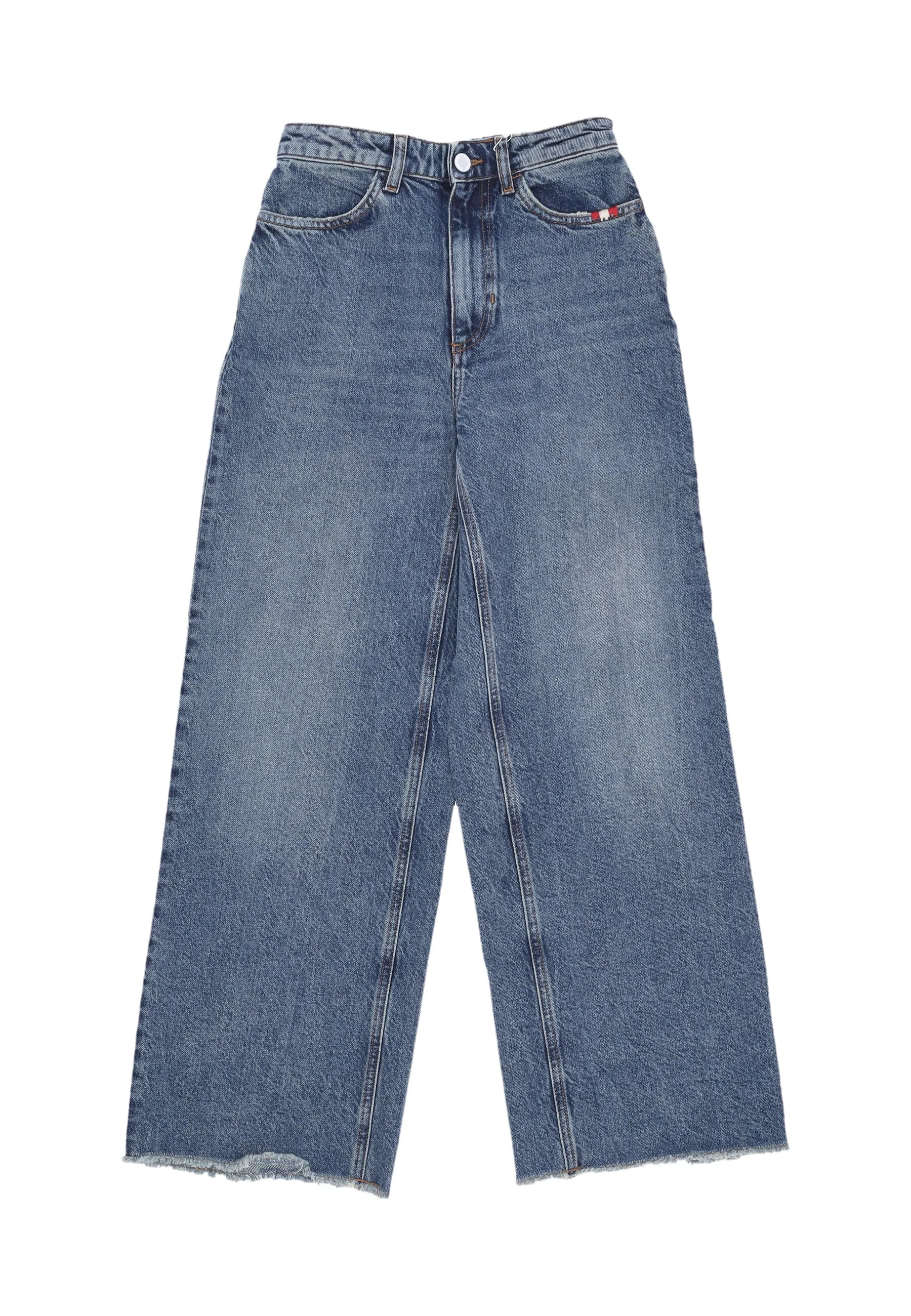 Jeans Donna W Linda Used Cut Denim Denim