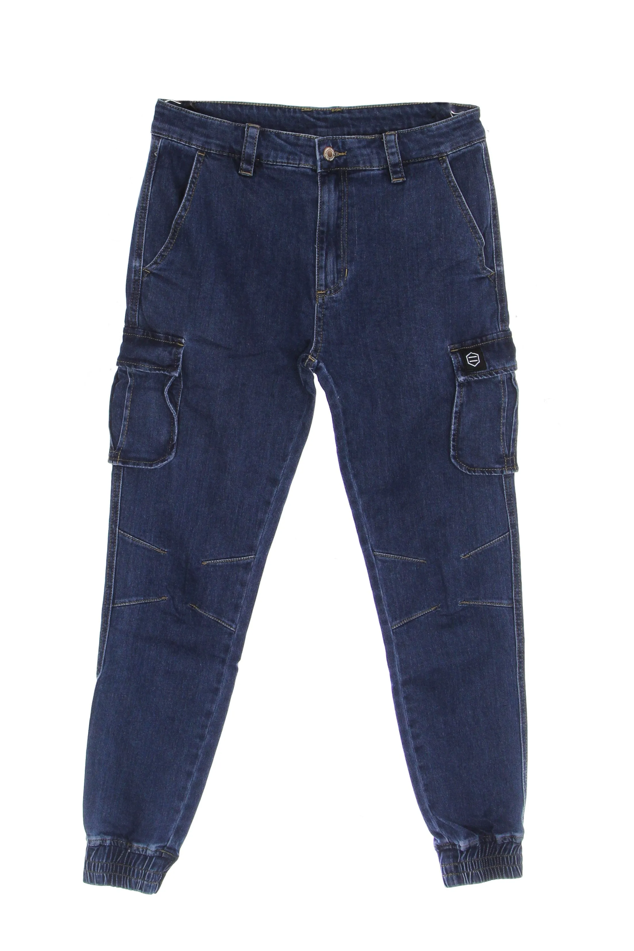 Jeans Uomo Cargo Long 903 Denim Light
