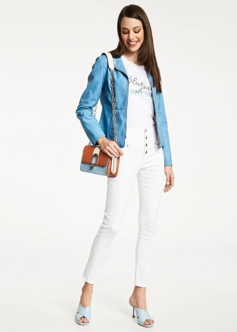 Jeggings a vita alta