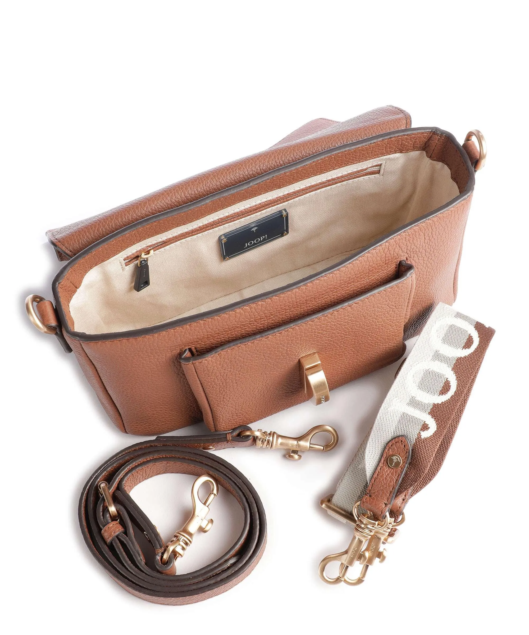  JOOP! Carino Muna Borsa a tracolla pelle granulata marrone  