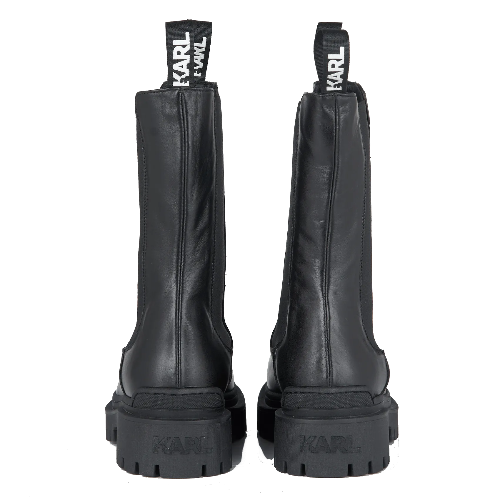  KARL LAGERFELD   BIKER II LONG GORE BOOT - Stivali in pelle | Nero