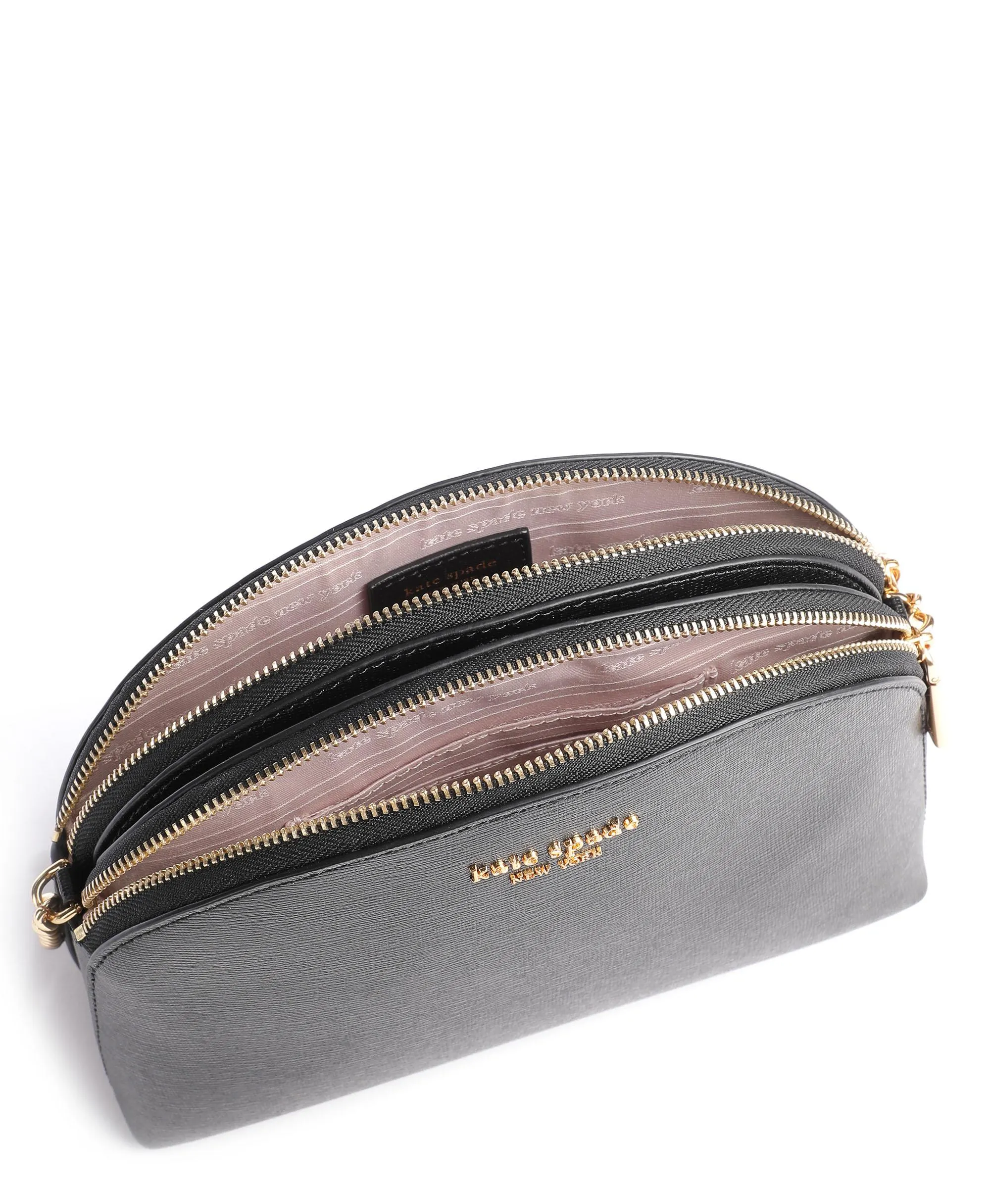  Kate Spade New York Morgan Borsa a tracolla saffiano leather nero  