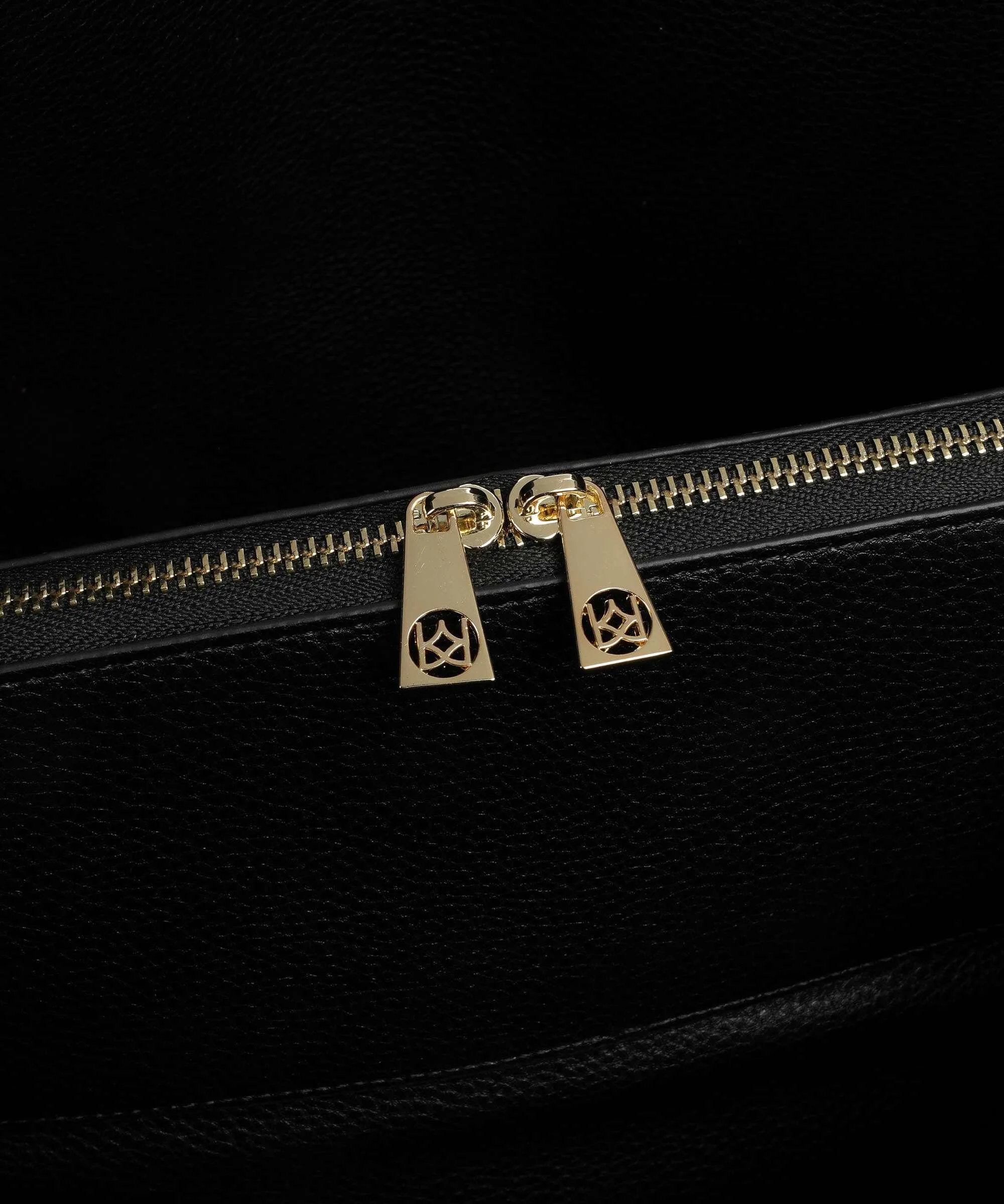  Kazar Ange Borsa hobo pelle di vacchetta grana nero  