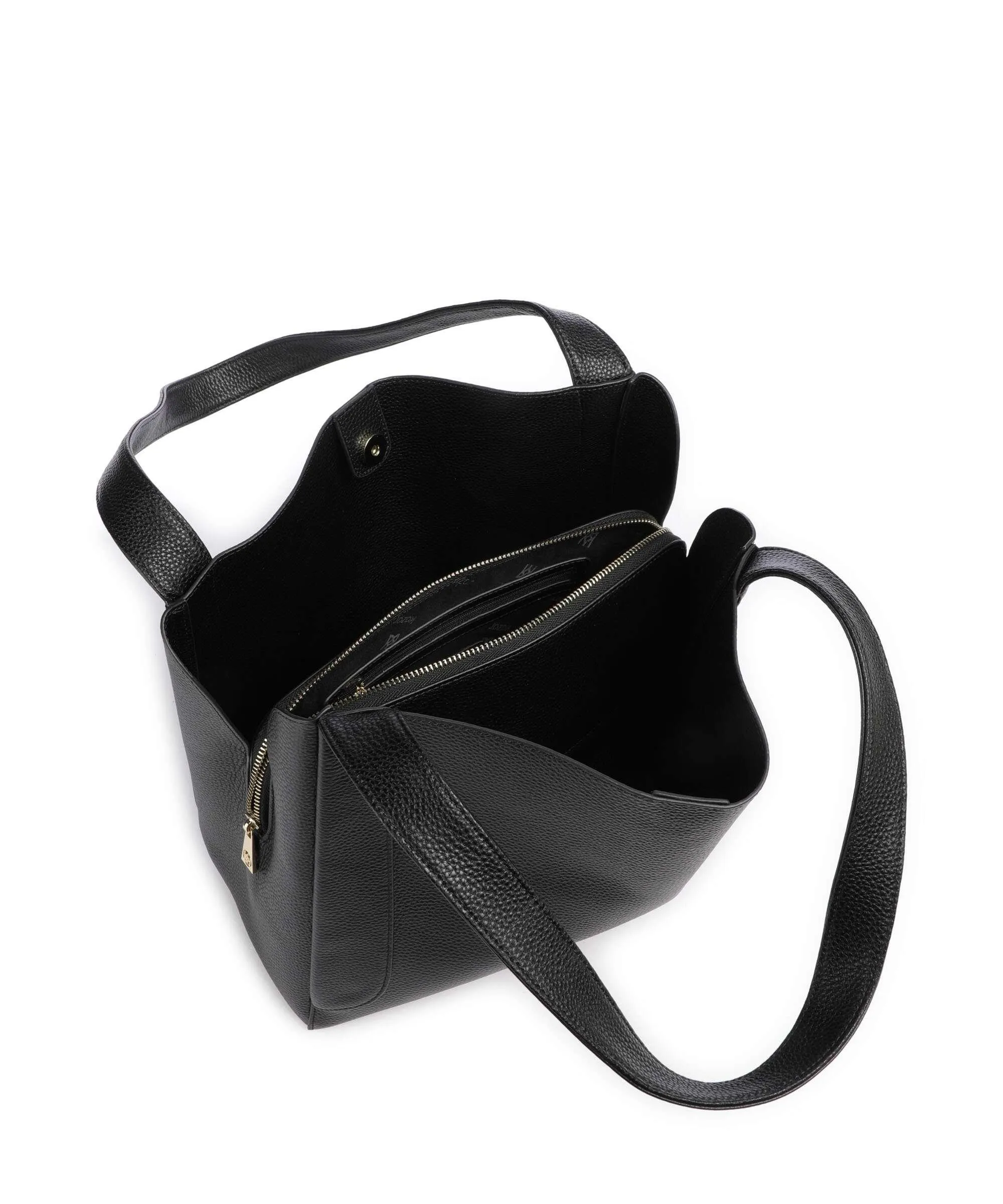  Kazar Ange Borsa hobo pelle di vacchetta grana nero  