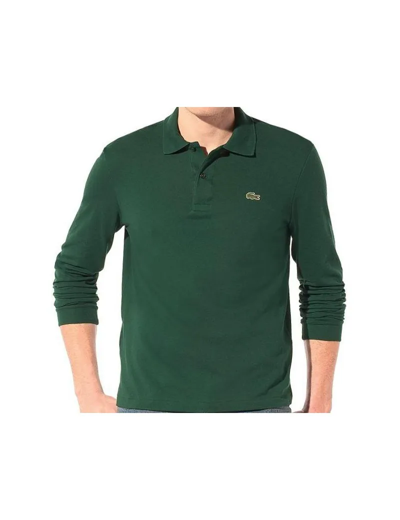 LACOSTE polo uomo 1312 manica lunga verdone