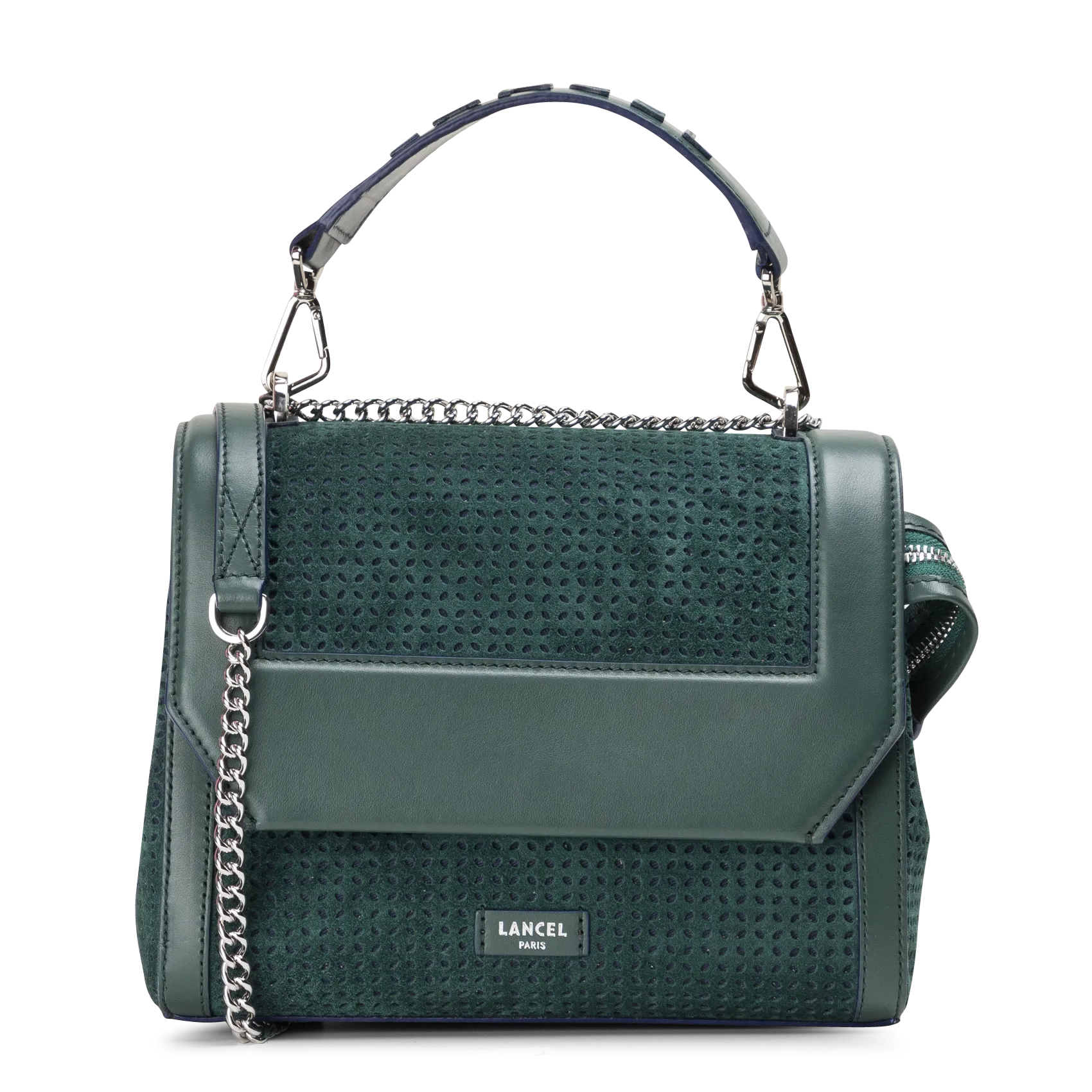  LANCEL   NINON M - Borsa a bandoliera in pelle | Verde