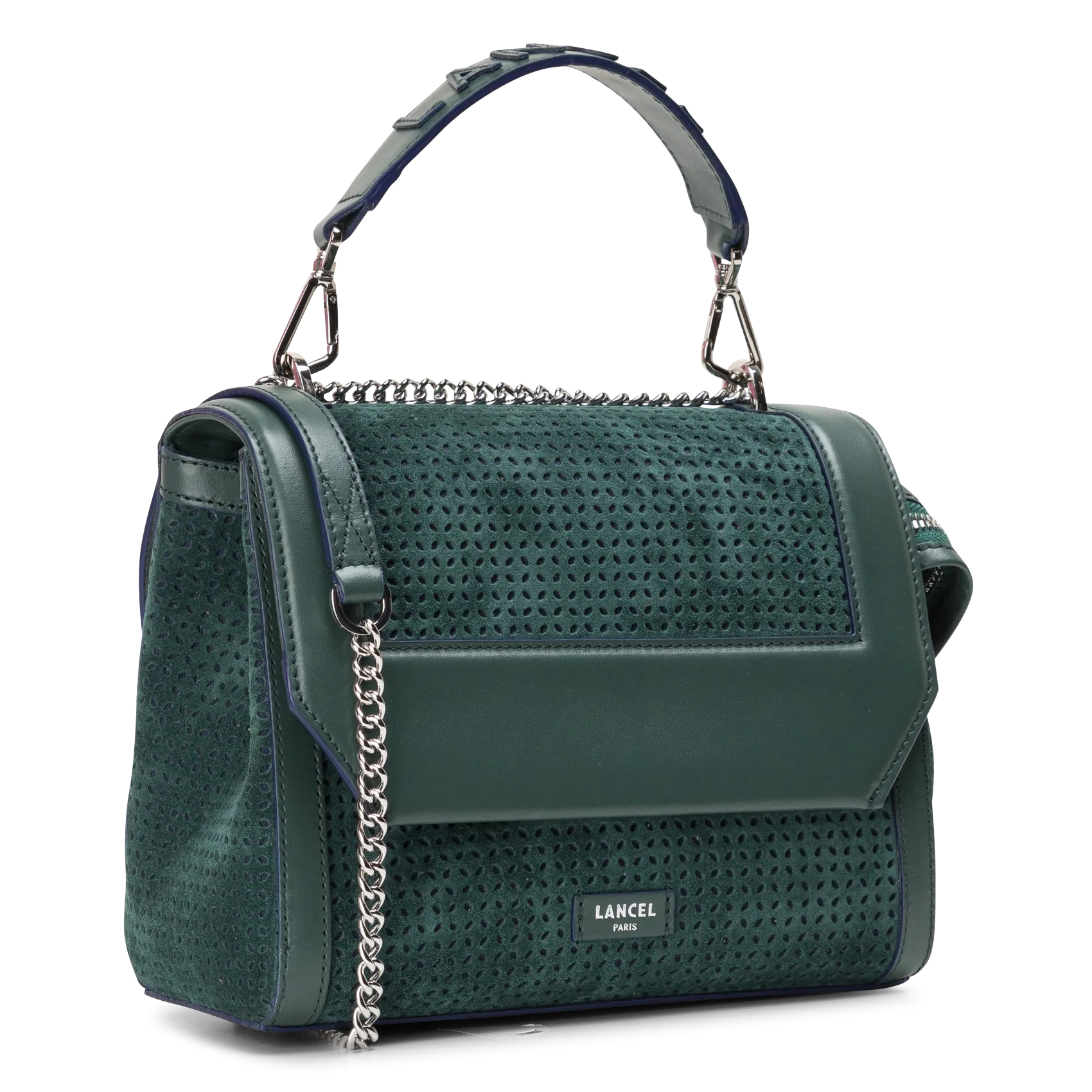  LANCEL   NINON M - Borsa a bandoliera in pelle | Verde