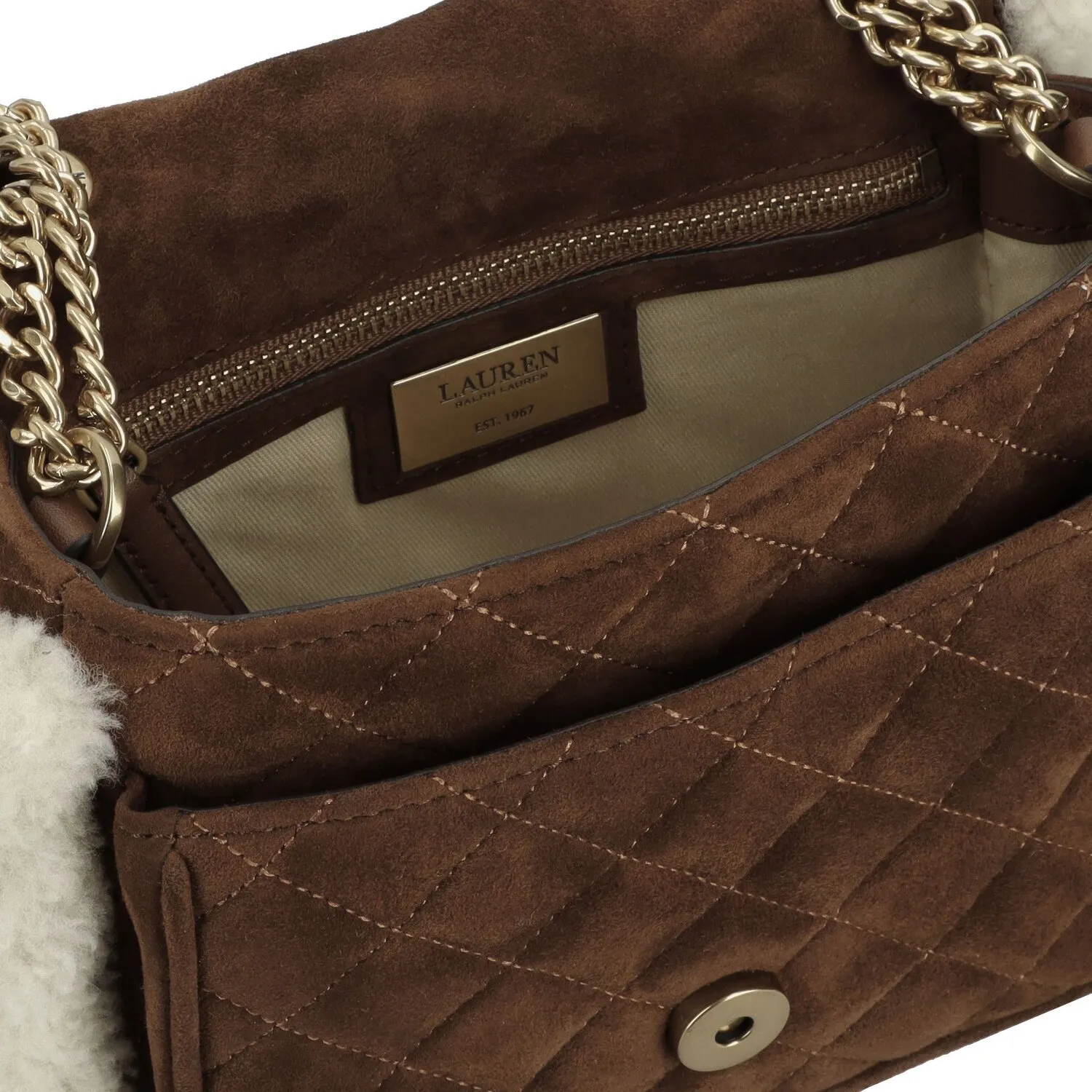 Lauren Ralph Lauren Bradley Borsa a tracolla Pelle 21.5 cm
