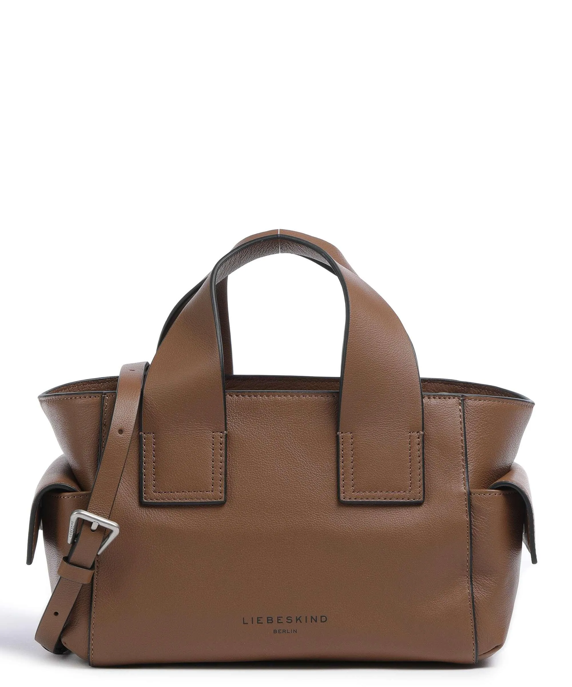  Liebeskind Sienna 2 S Borsa a mano pelle a grana fine marrone  