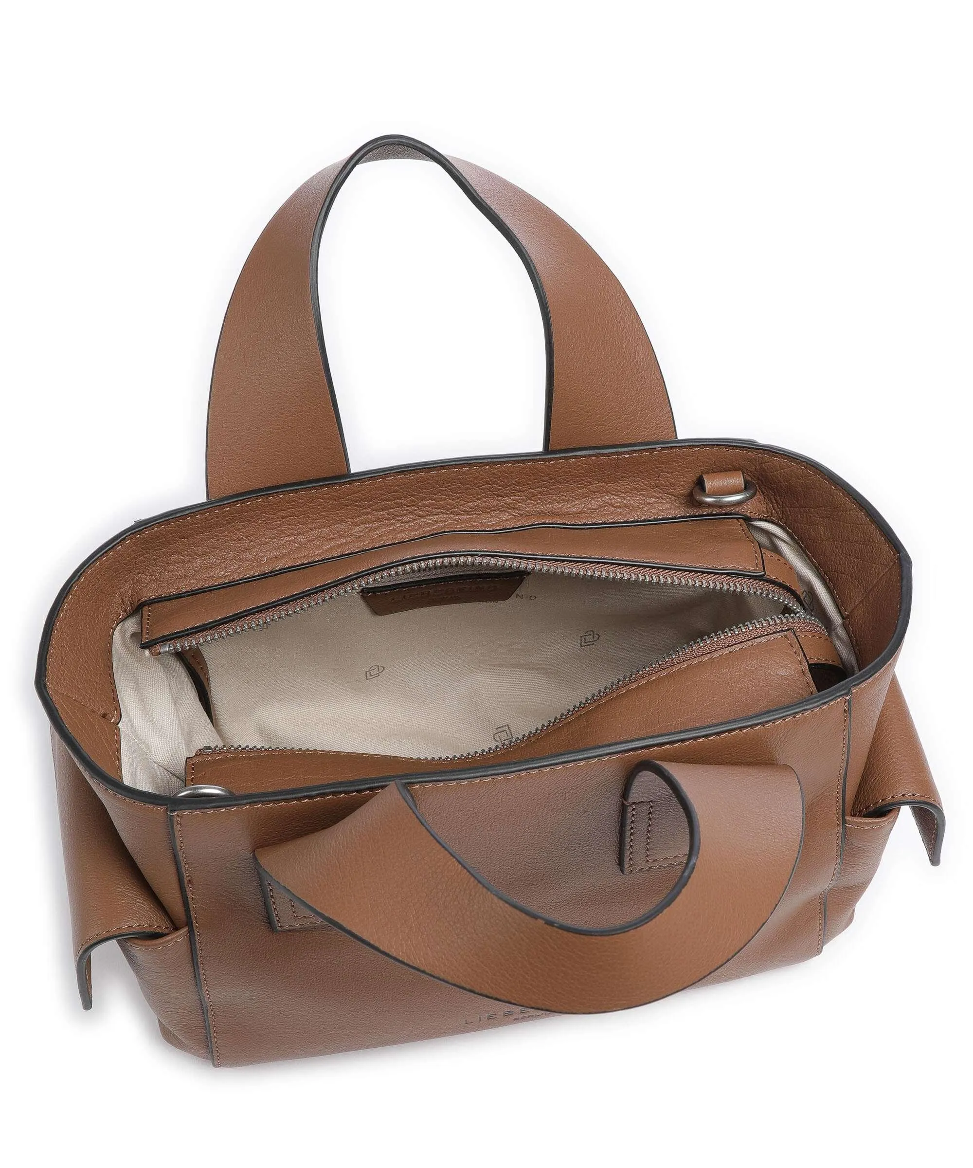  Liebeskind Sienna 2 S Borsa a mano pelle a grana fine marrone  