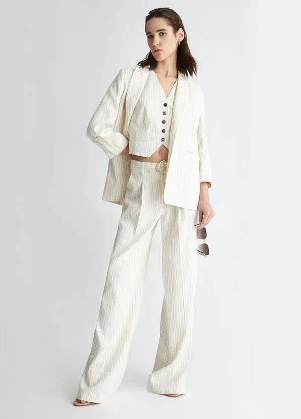 LIU JO MILANO Giacca gessata loose GIACCA LOOSE CA 4322