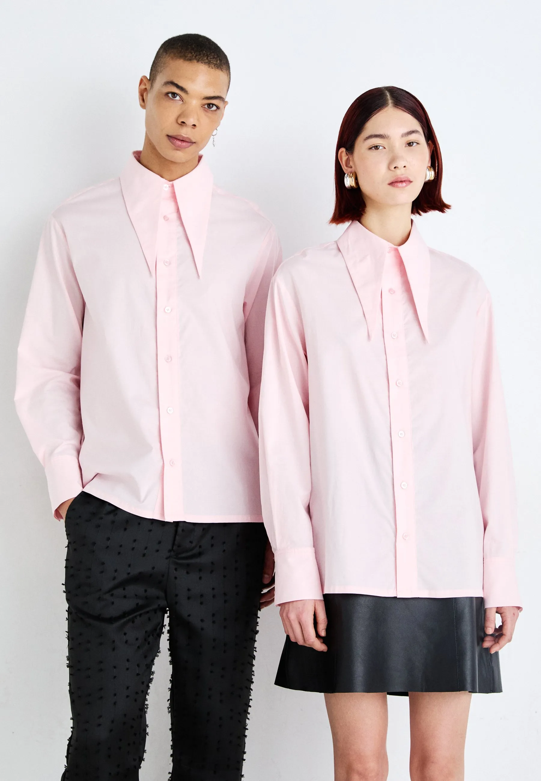 LUCAS RETRO COLLAR UNISEX - Camicia