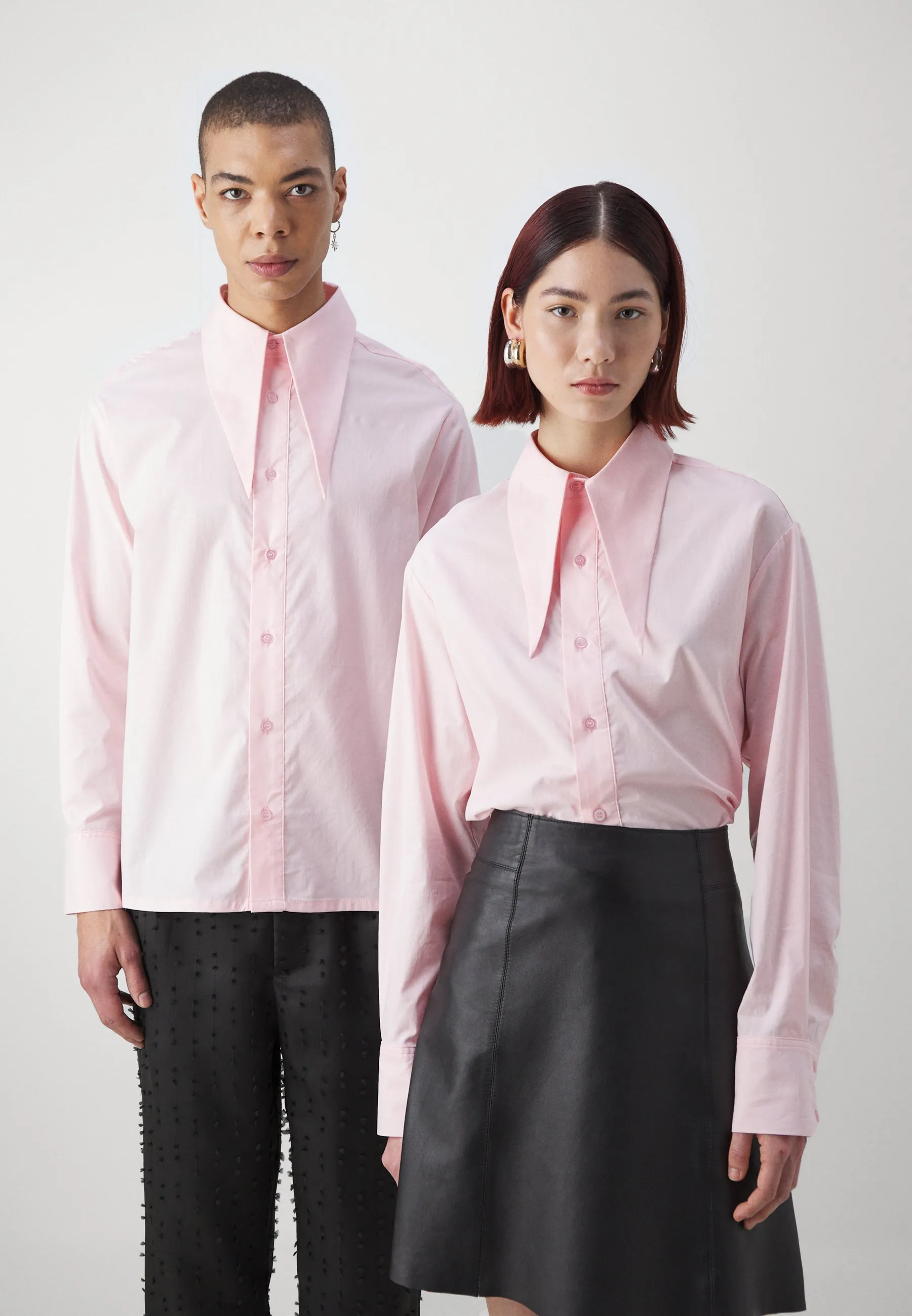 LUCAS RETRO COLLAR UNISEX - Camicia