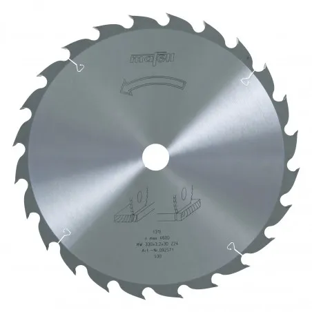 MAFELL Lama da Taglio Universale Legno in HM 330 x 2,2/3,2 x 30 mm, Z 24, WZ | 092571