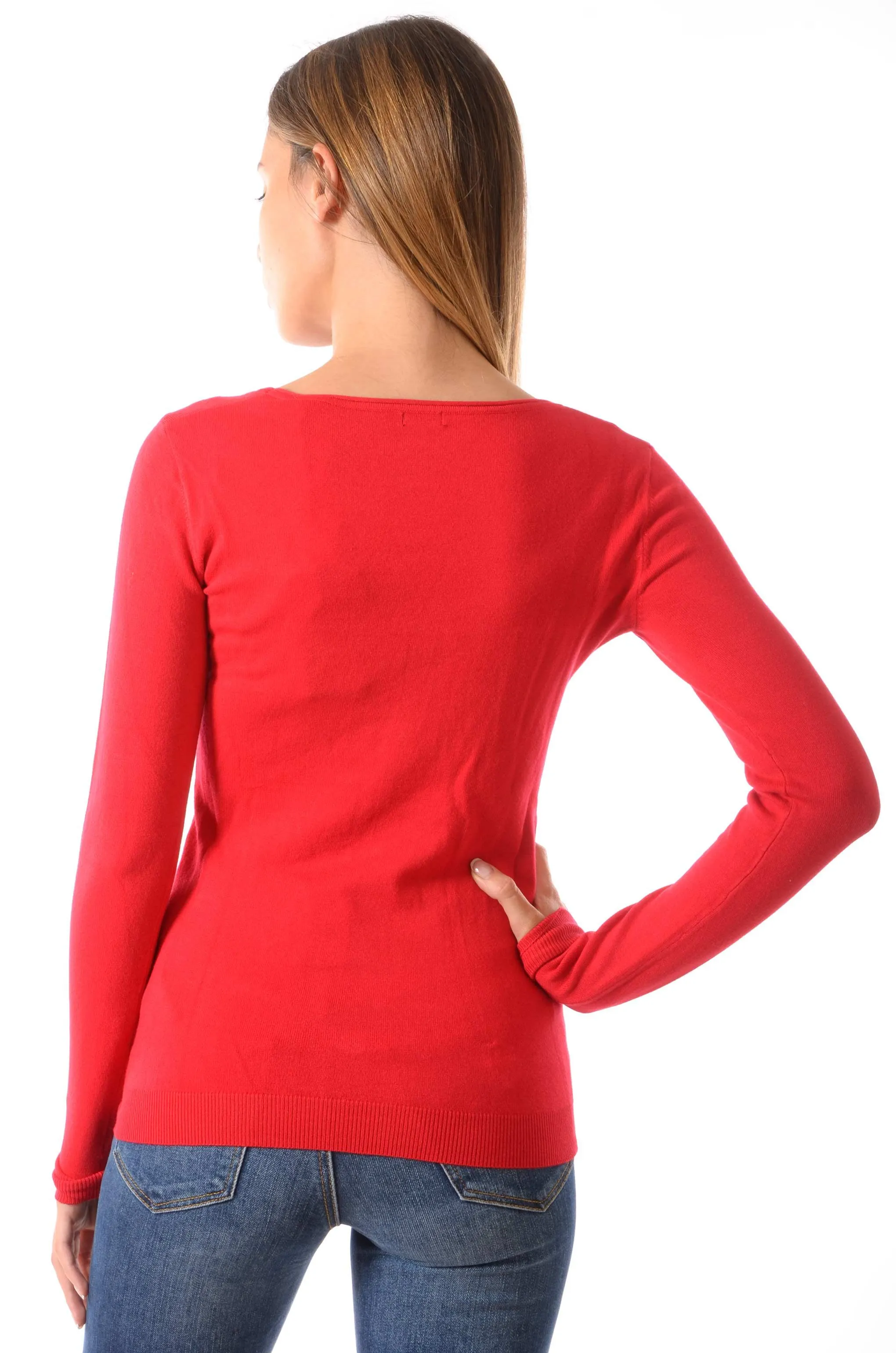 Maglia manica lunga con perline