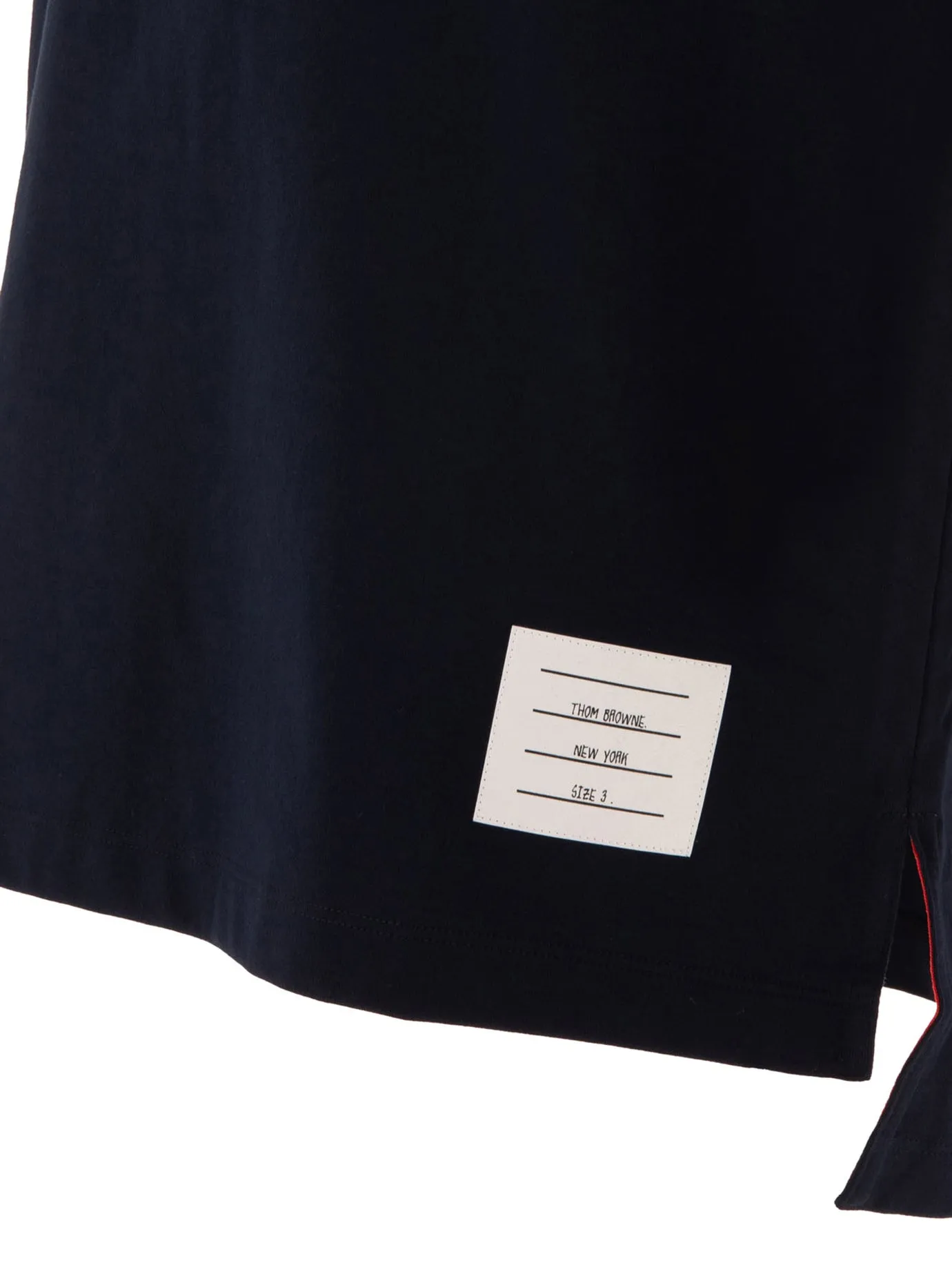 Maglietta Thom Browne con fessure laterali