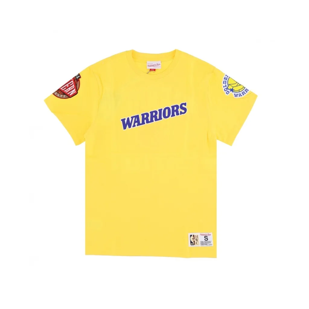 maglietta uomo nba team origins top hardwood classics golwar GOLD