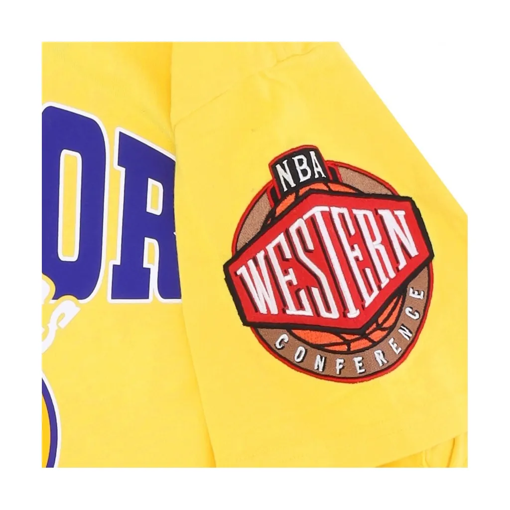 maglietta uomo nba team origins top hardwood classics golwar GOLD