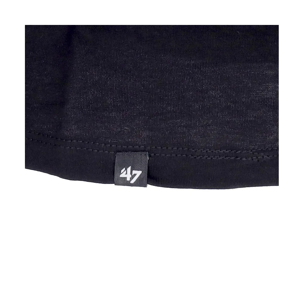 maglietta uomo nhl current shield logo echo tee JET BLACK