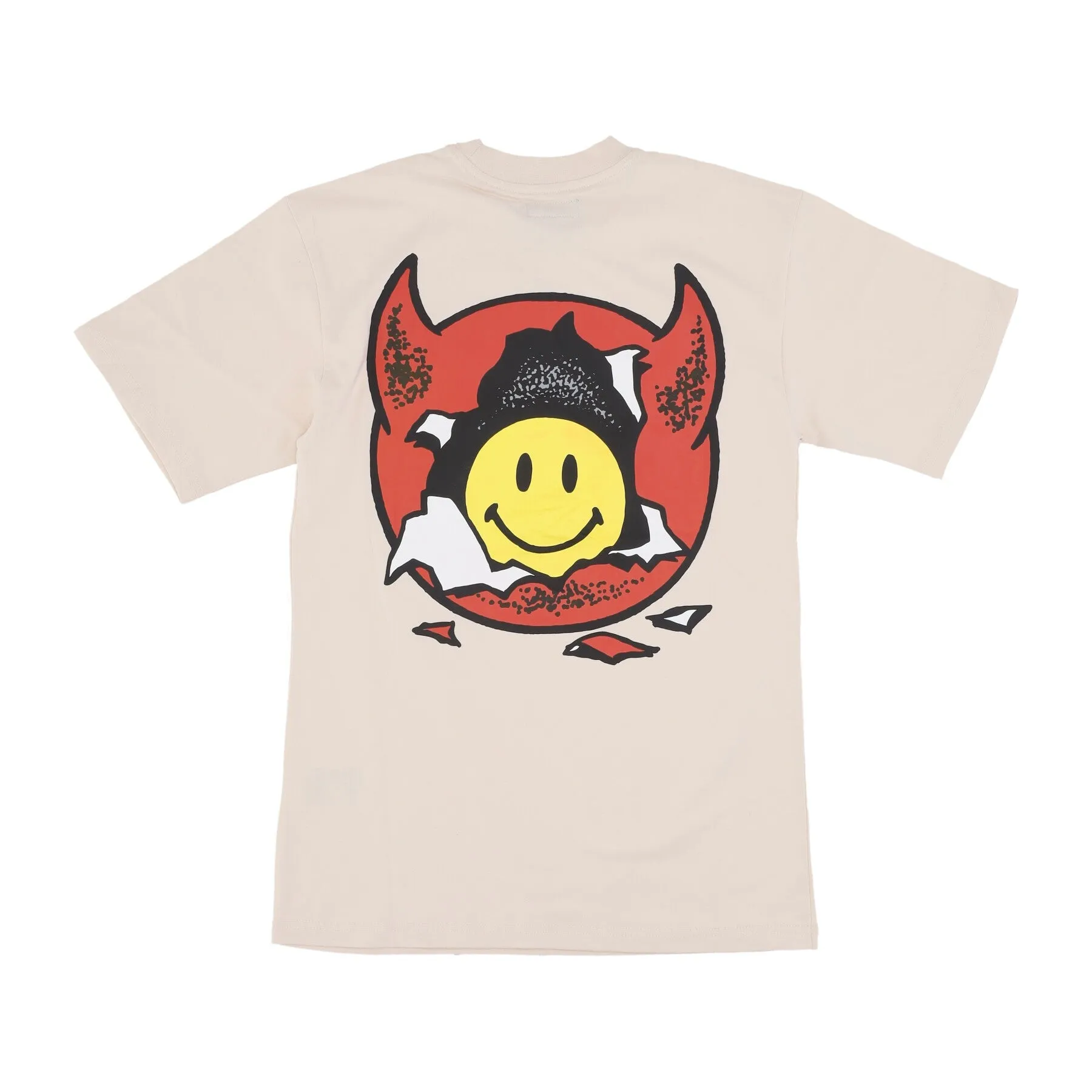 Maglietta Uomo Smiley Inner Peace Tee Ecru