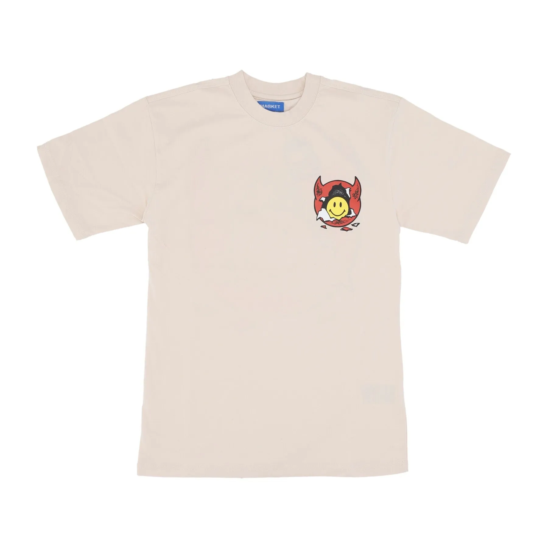 Maglietta Uomo Smiley Inner Peace Tee Ecru