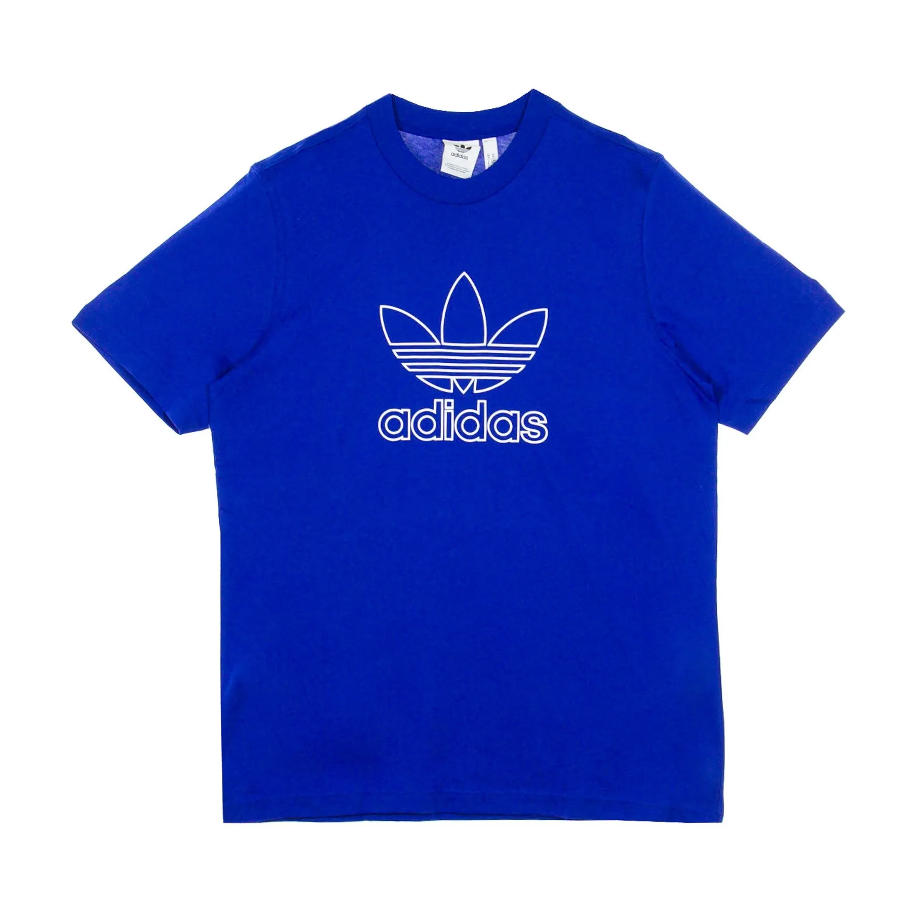 Maglietta Uomo Trefoil Tee Outline Royal Blue
