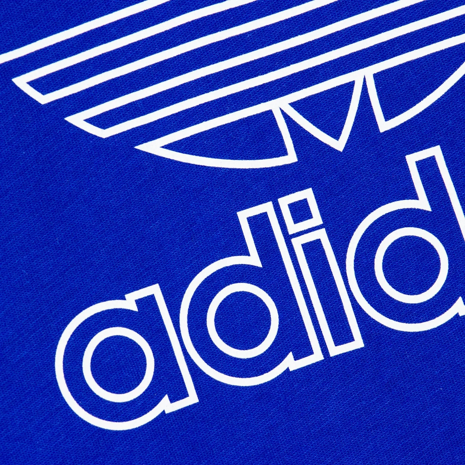 Maglietta Uomo Trefoil Tee Outline Royal Blue