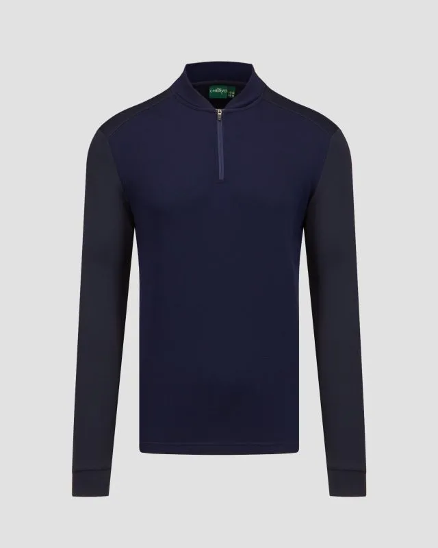 Maglione a collo alto con chiusura Chervo Tobacco
