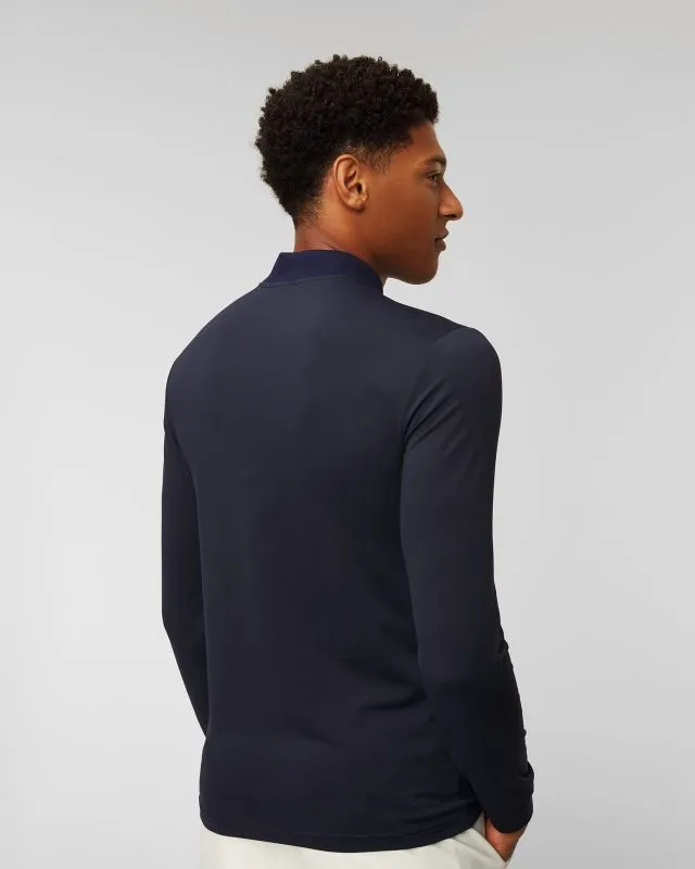 Maglione a collo alto con chiusura Chervo Tobacco