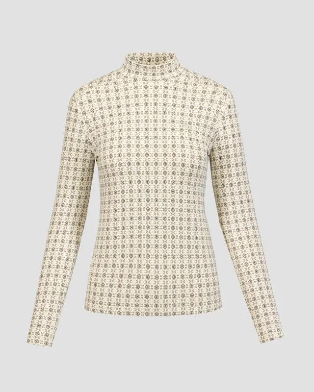 Maglione a collo alto da donna Chervo Tribal