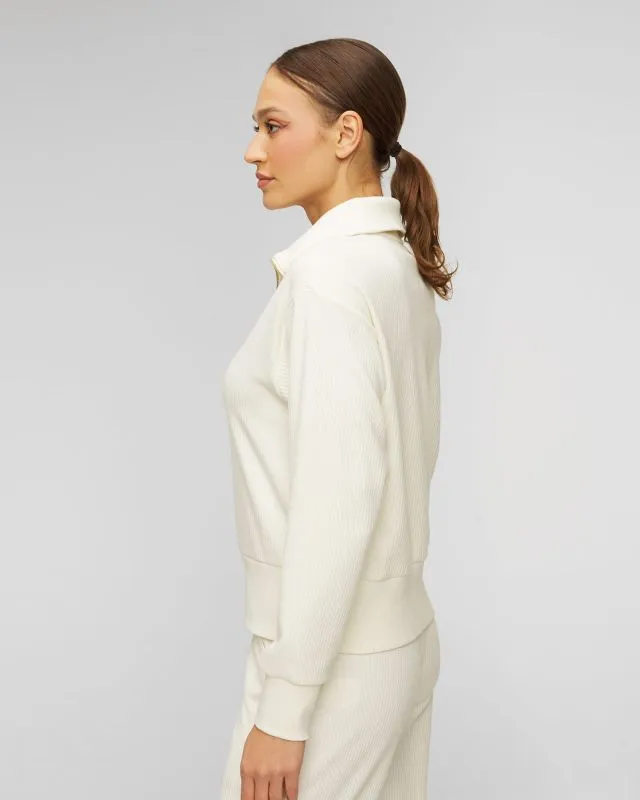 Maglione bianco da donna Varley Radford Half Zip