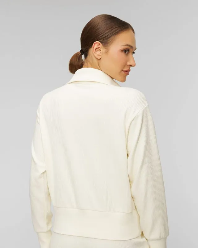 Maglione bianco da donna Varley Radford Half Zip