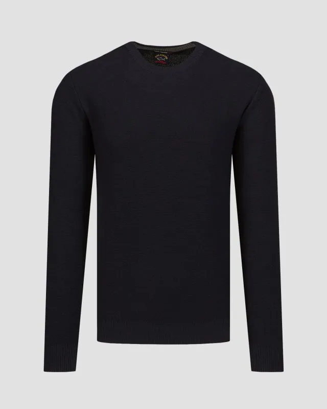 Maglione di lana da uomo Paul&Shark Blu