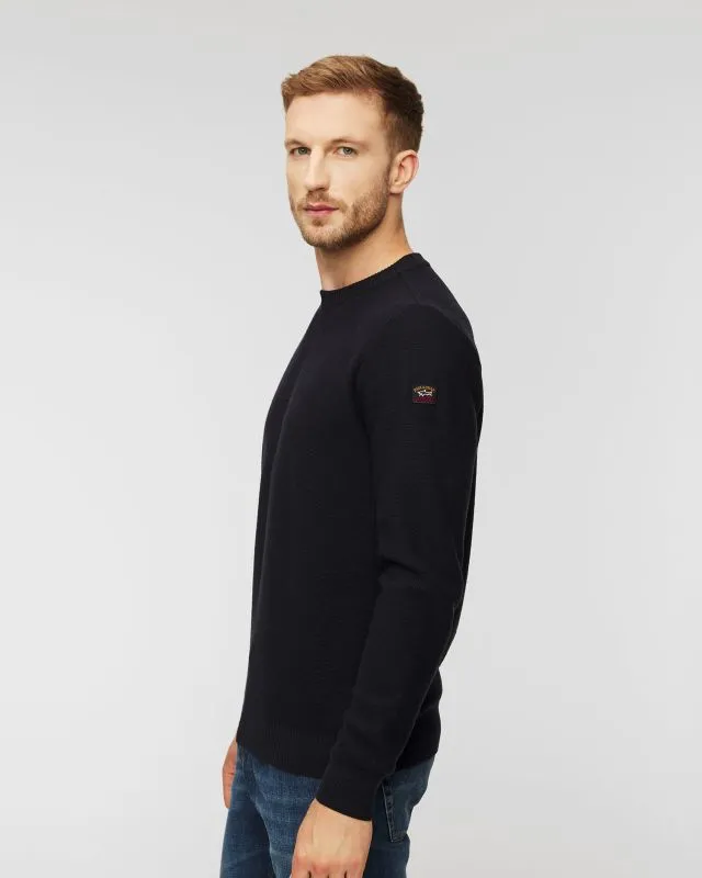 Maglione di lana da uomo Paul&Shark Blu