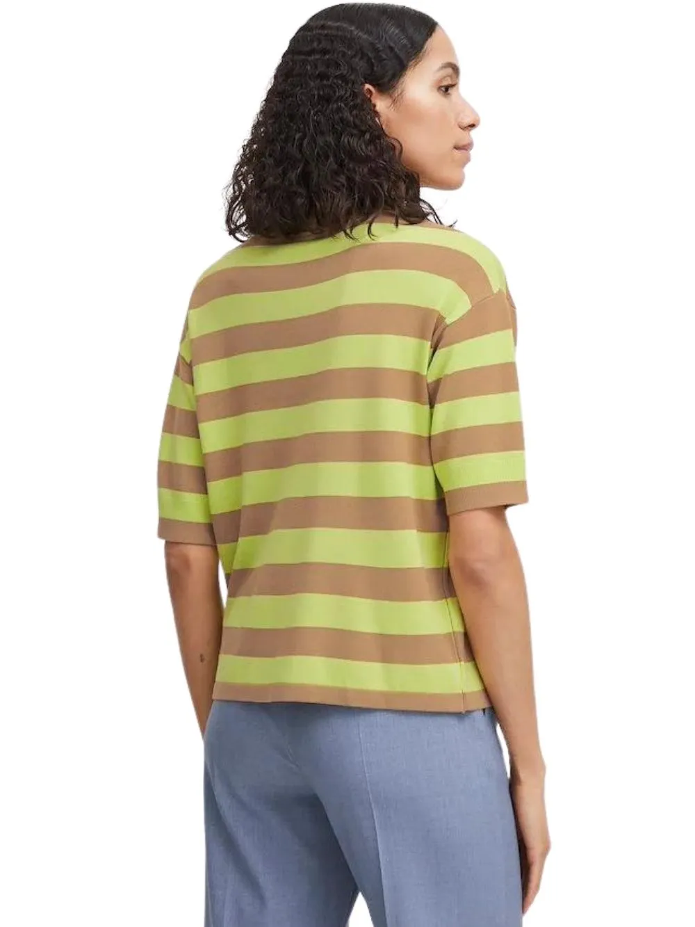 Maglione Donna Bymmorla a strisce a Maniche corte