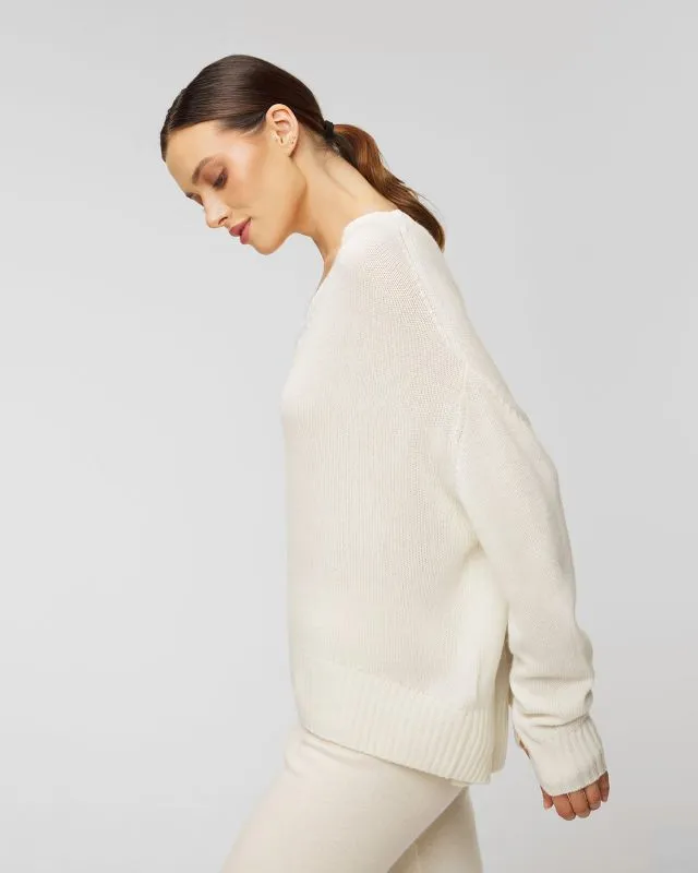 Maglione in cashmere da donna Allude V-sweater