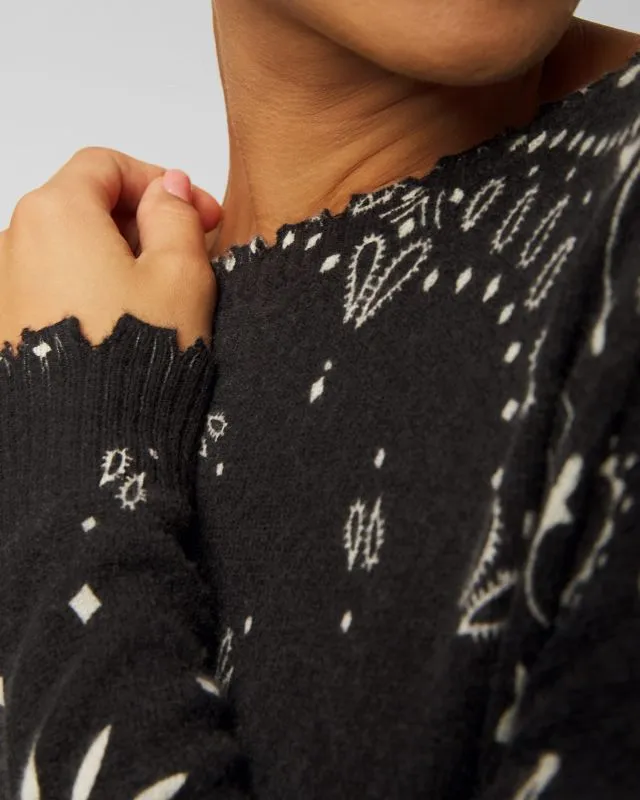 Maglione in cashmere da donna Kujten Mela Bandana