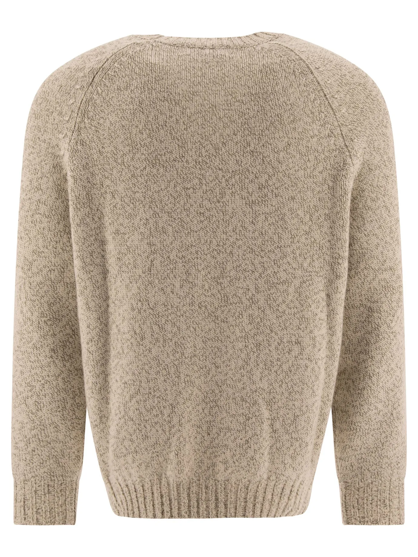 Maglione mouliné Brunello Cucinelli con maniche Raglan