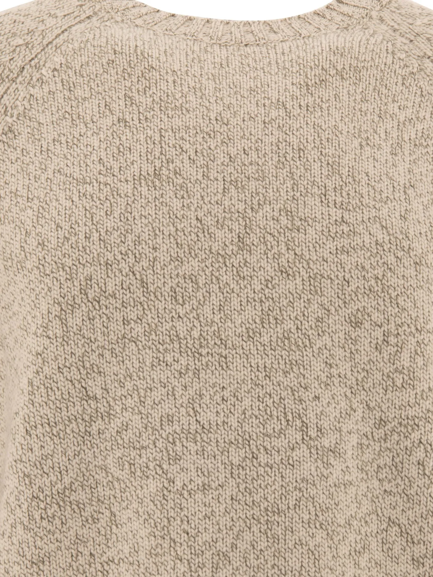 Maglione mouliné Brunello Cucinelli con maniche Raglan