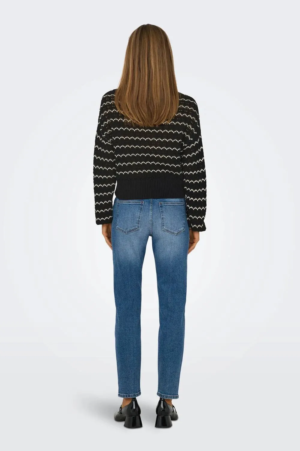 Maglione Only ONLASA LS O-NECK CC Nero