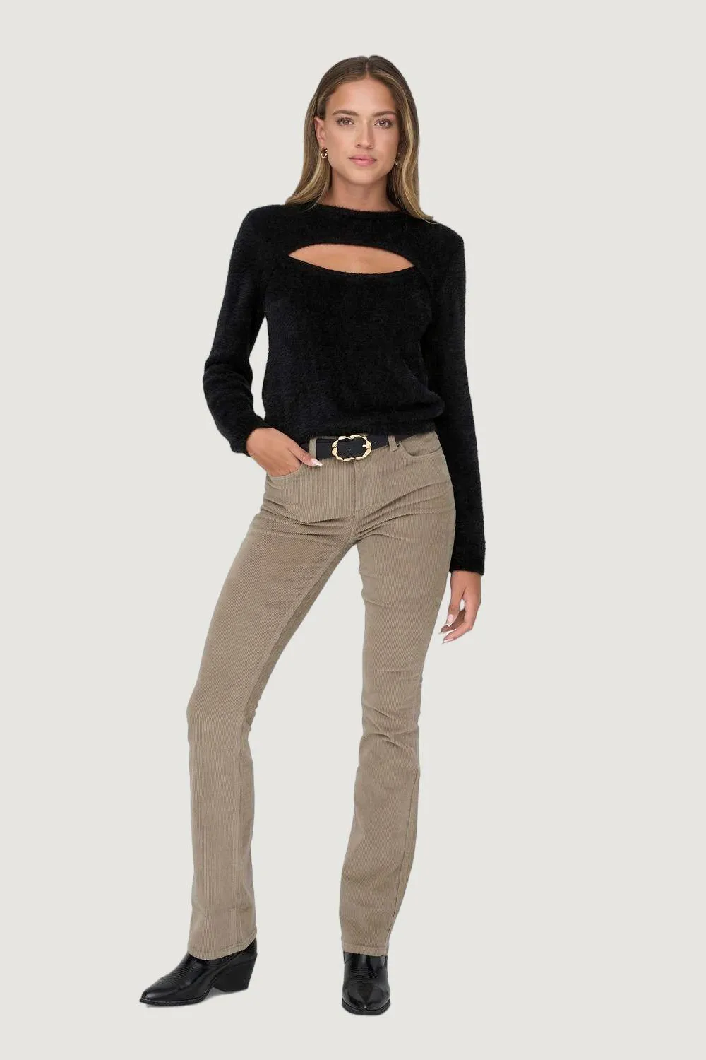 Maglione Only onlpiumo ls o-neck knt Nero