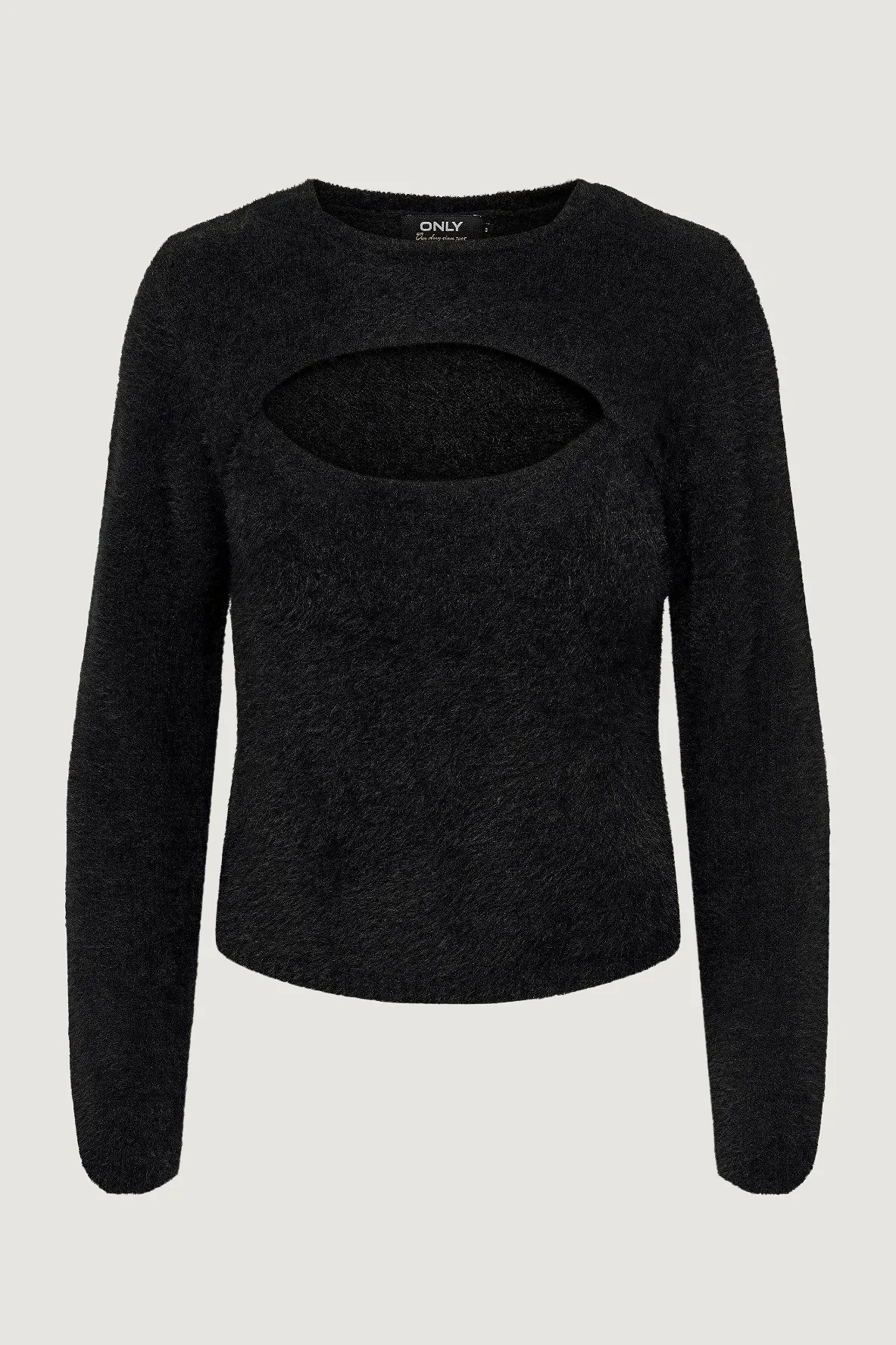 Maglione Only onlpiumo ls o-neck knt Nero