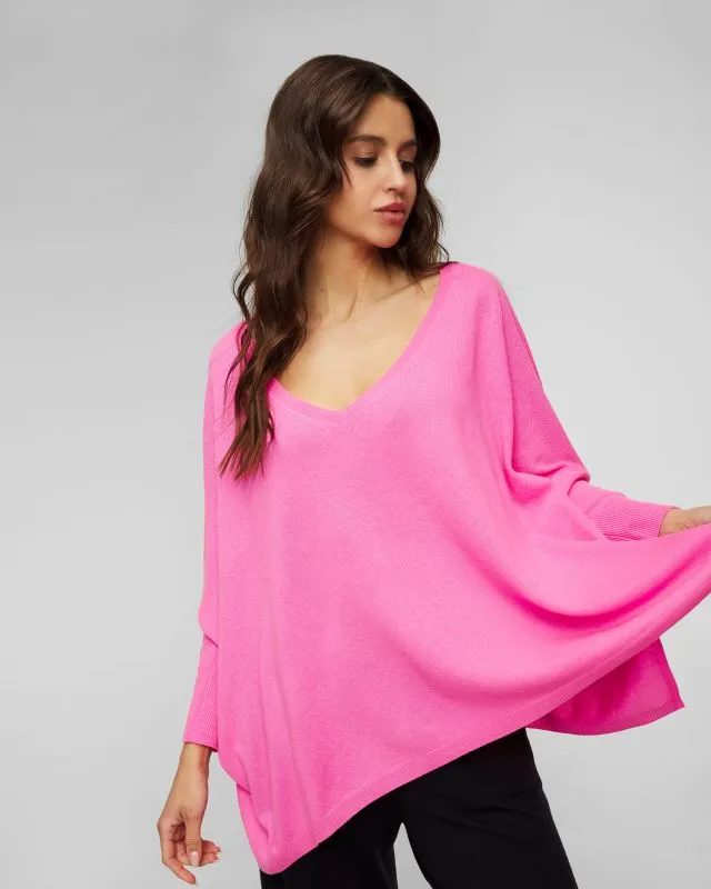 Maglione rosa in cashmere da donna Kujten Minie