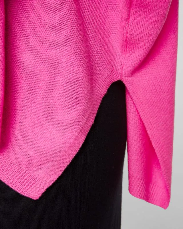 Maglione rosa in cashmere da donna Kujten Minie