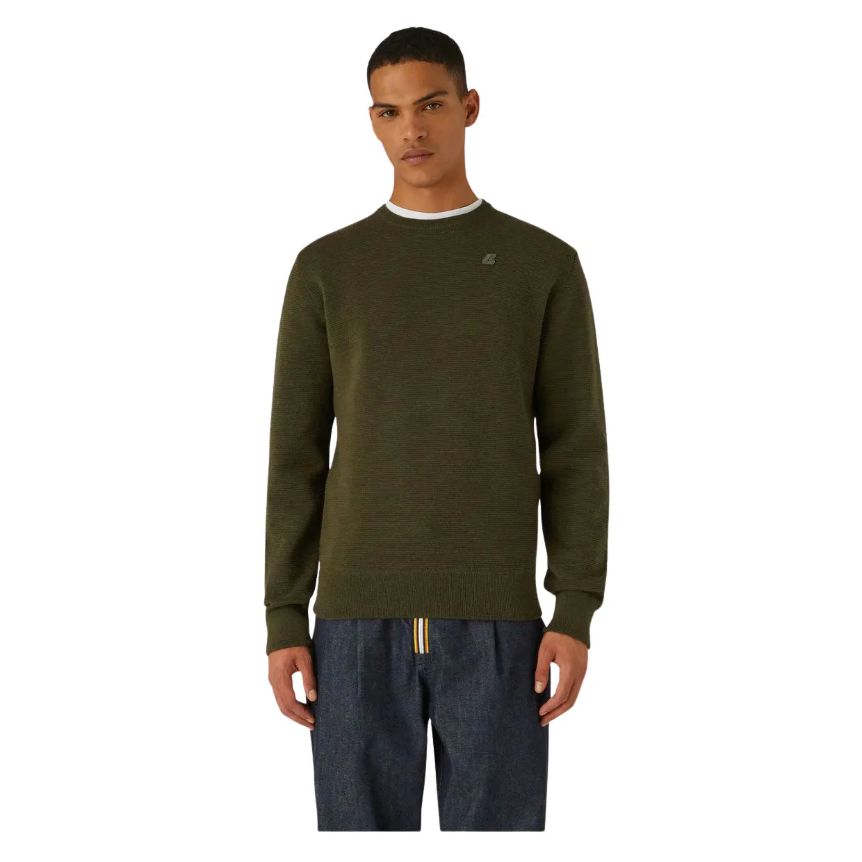 Maglione Uomo K-Way Sebastien Easy Care Verde