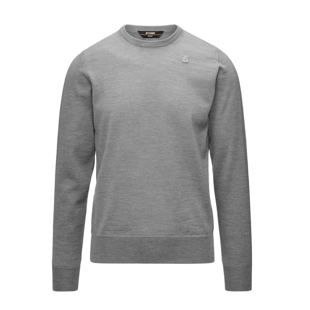 Maglione Uomo K-Way Sebastien Merino Grigio Chiaro