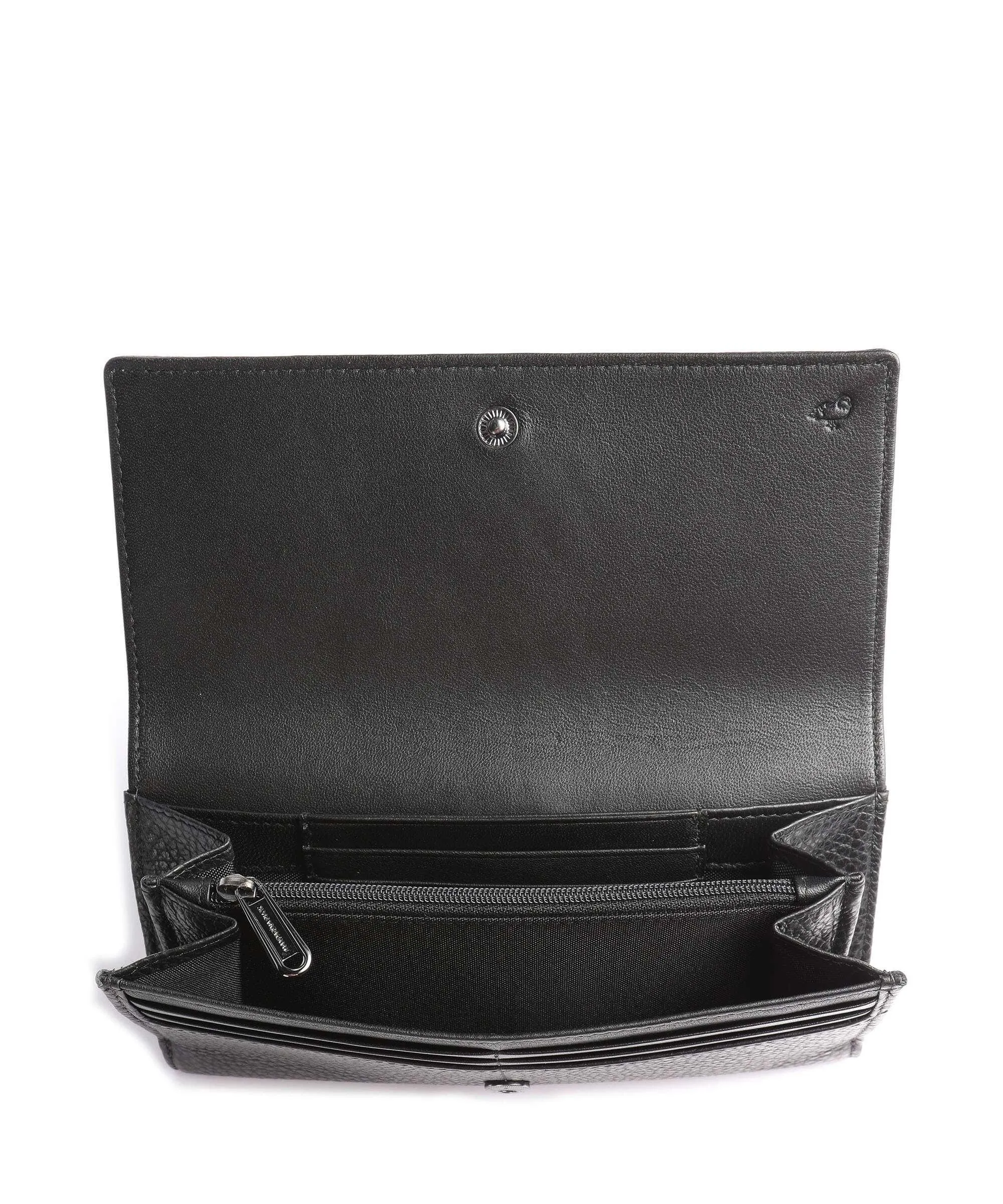  Mandarina Duck Mellow Leather Portafoglio pelle di vitello grana nero  