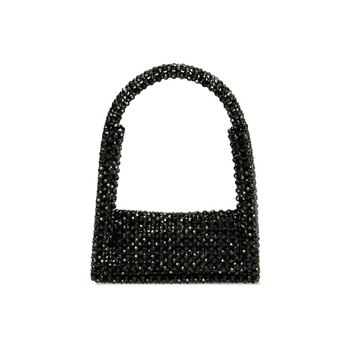 Mini-bag nera in pvc