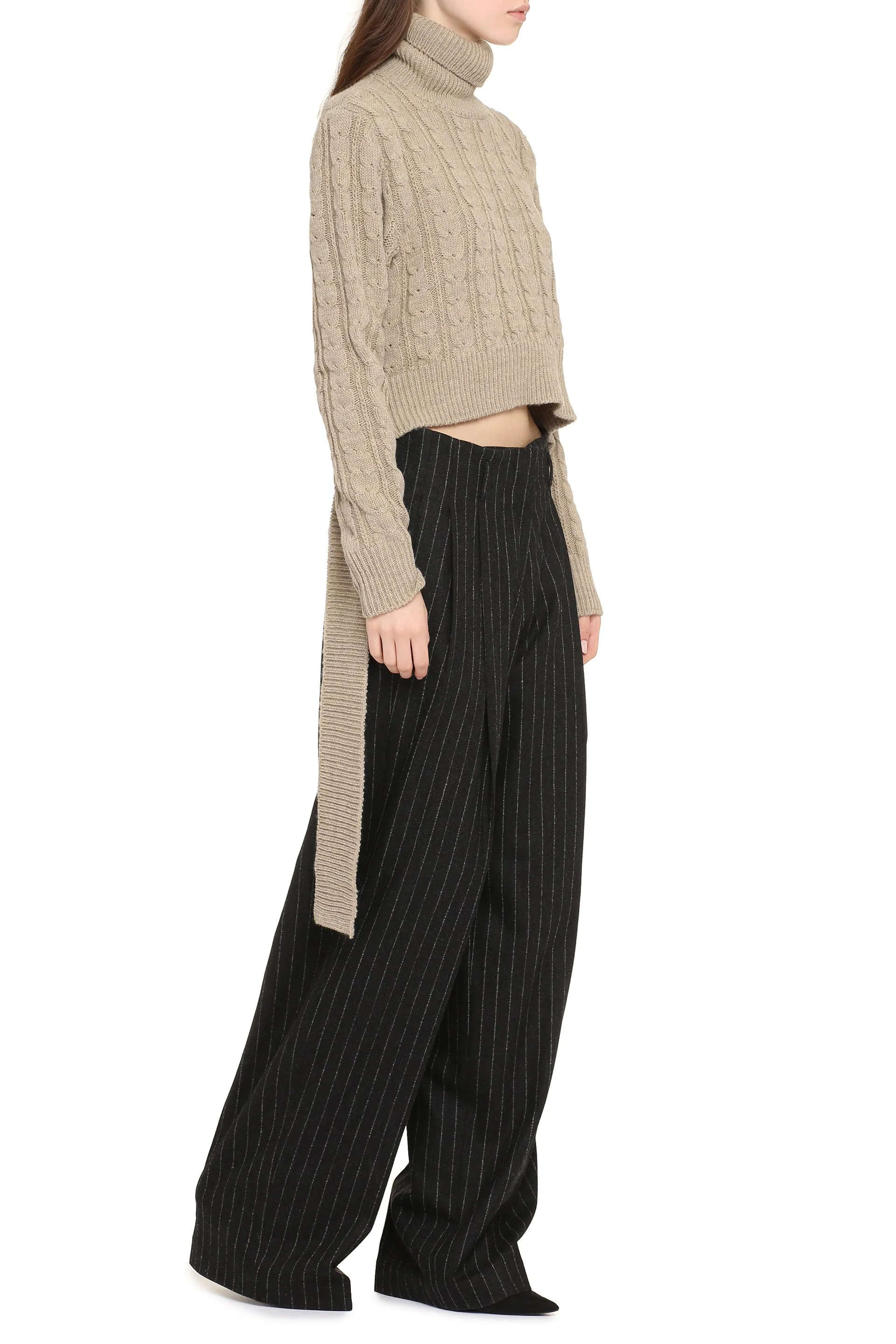 MM6 Maison Margiela Maglione dolcevita in misto lana