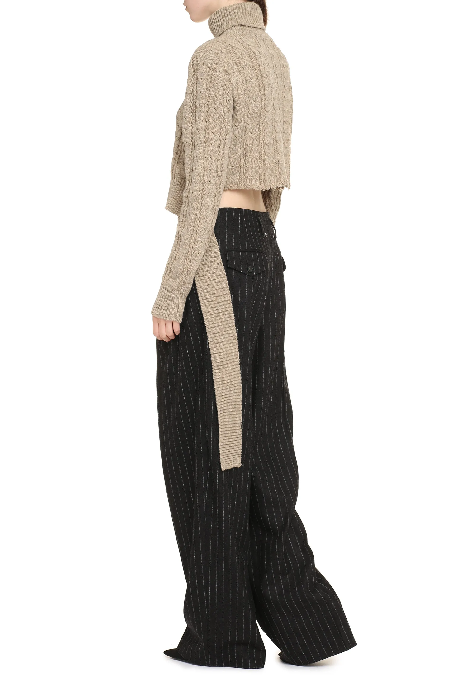 MM6 Maison Margiela Maglione dolcevita in misto lana